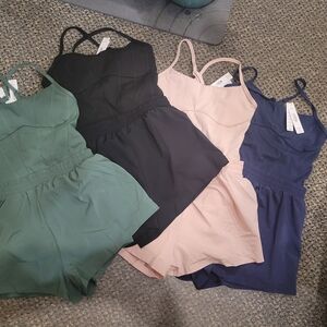 Victoria's Secret Romper Runsies Lot Of 4